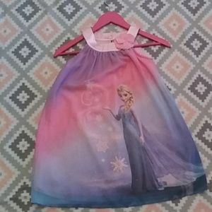 Ombre Frozen dress size 6X